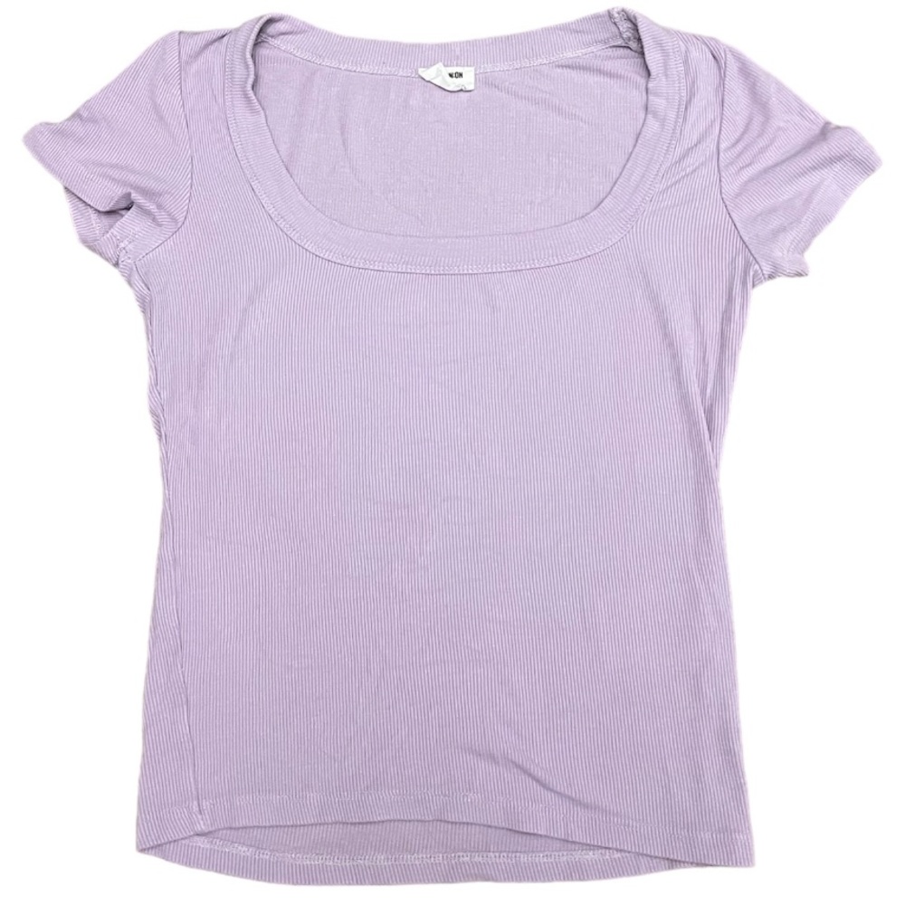 Cotton on slim crop top scoop neck